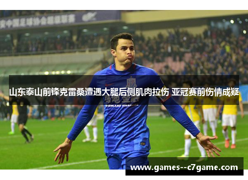 山东泰山前锋克雷桑遭遇大腿后侧肌肉拉伤 亚冠赛前伤情成疑